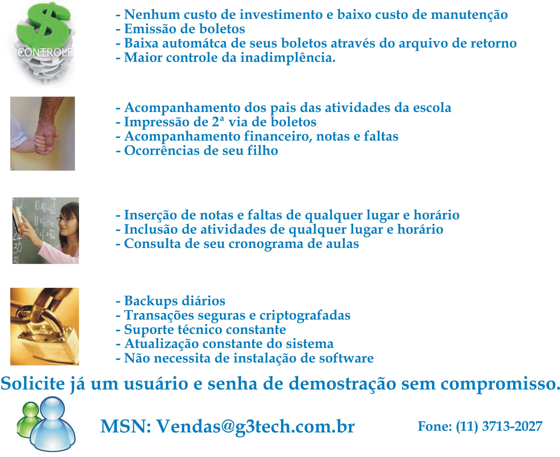 G3 Edu - Gest�o Educacional